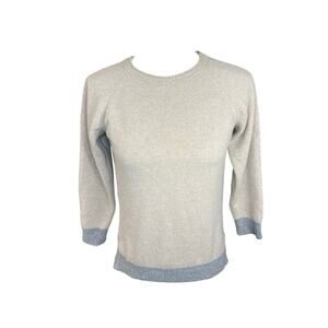 Rosso35 tan cashmere sweater merino wool preppy quiet luxury scandi girl